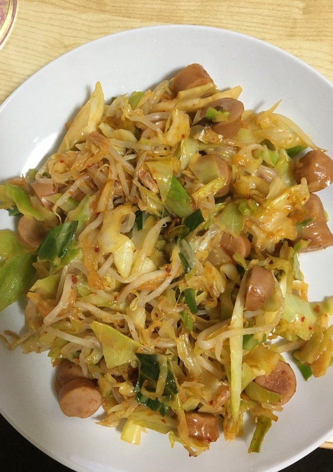 簡単☆キムチ野菜炒め-レシピのメイン写真