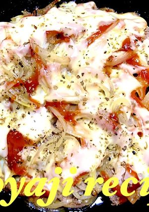 キャンプ飯 スキレット 挽肉ミートローフ-レシピのメイン写真