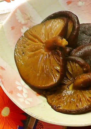 文学飯「吾輩は猫である」前歯が欠けた椎茸-レシピのメイン写真