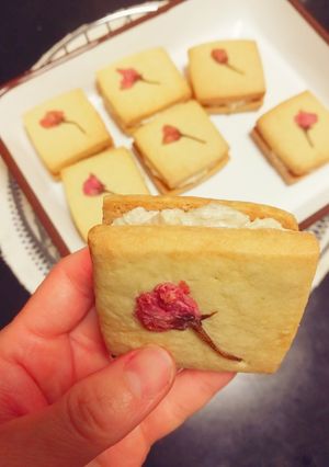 桜クリームサンドクッキー-レシピのメイン写真