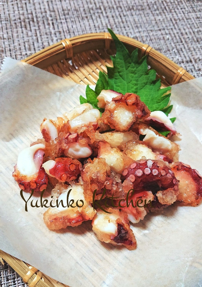 簡単味付け☆タコの唐揚げ-レシピのメイン写真