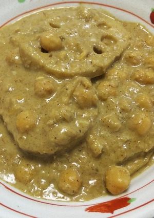カレーの壺でひよこ豆とれんこんのカレー-レシピのメイン写真