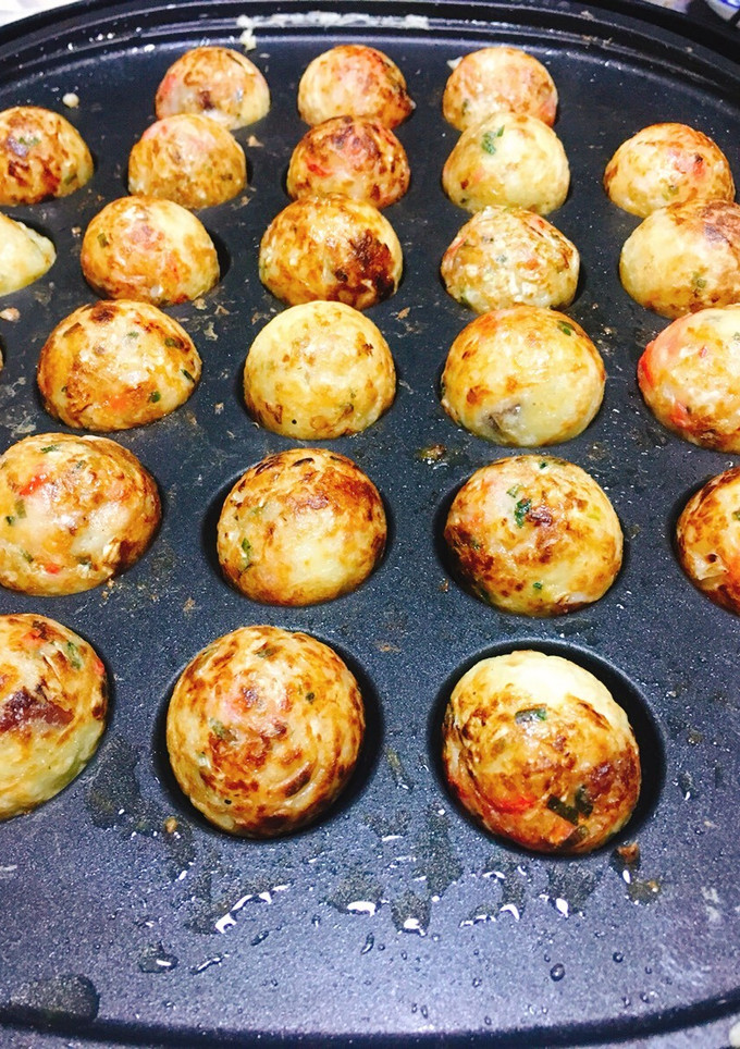 たこ焼きの変わり種、砂肝入れてみました。-レシピのメイン写真