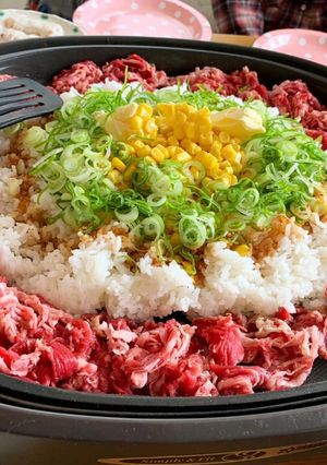 ホットプレートでペッパーランチ-レシピのメイン写真