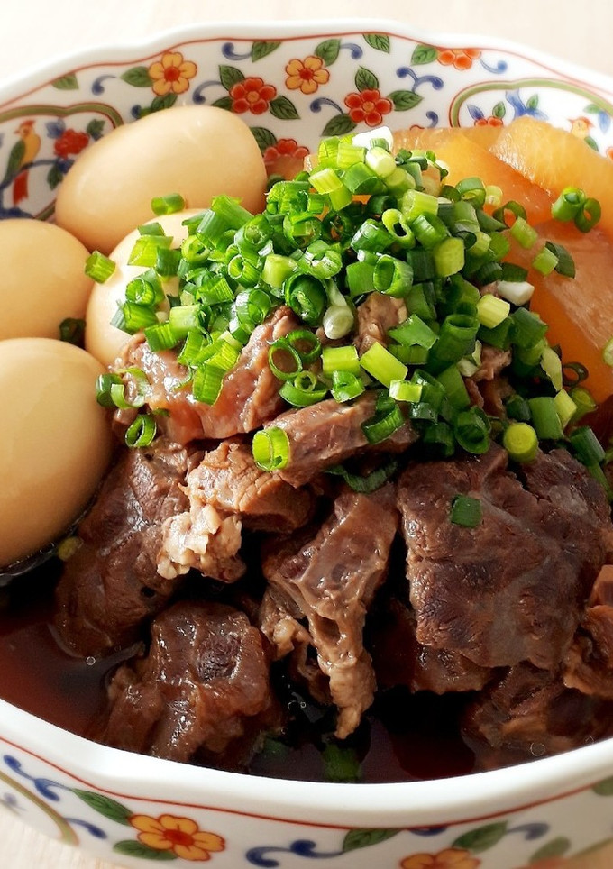 圧力鍋で♪牛すね肉と大根と卵の煮物-レシピのメイン写真