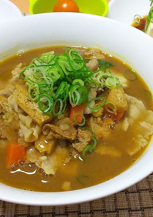 【龍愛】カレーをリメイク☆カレーラーメン-レシピのメイン写真