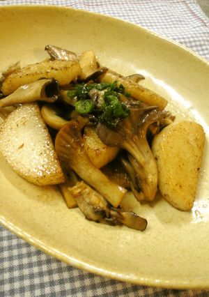 ✿きのこと長芋のほっこり♡バター醤油✿-レシピのメイン写真