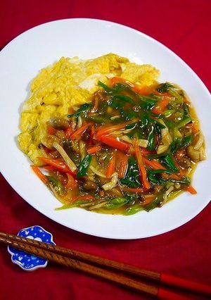 簡単！元気になる五目野菜の餡辛炒め-レシピのメイン写真
