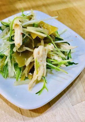 セブンの【蒸し鶏とザーサイ】を再現！-レシピのメイン写真