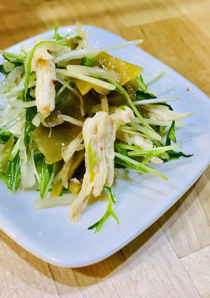 セブンの【蒸し鶏とザーサイ】を再現！-レシピのメイン写真