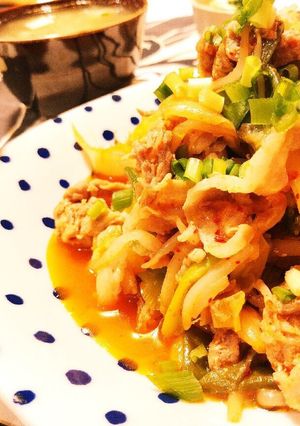 週末早く帰りたくなる豚キムチ❤-レシピのメイン写真