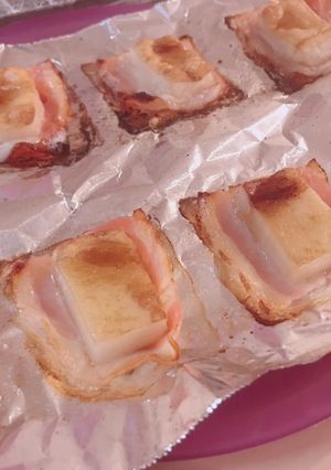 ５分でできるおつまみ！もちベーコン-レシピのメイン写真