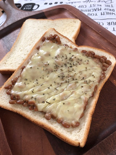 忙しい朝に簡単☆納豆トースト♫-レシピのメイン写真