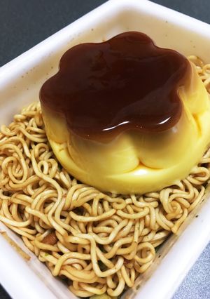 ちょい足しペヤングプリンのせ/ペヤング本-レシピのメイン写真