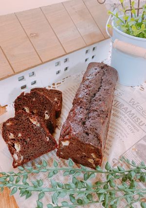 我が家のパウンドケーキ○＊チョコバナナ-レシピのメイン写真