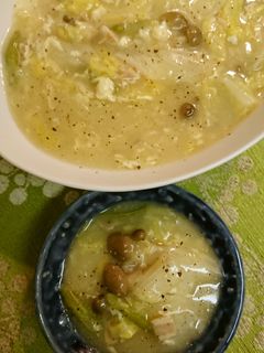 白菜卵とじ・クリーム煮-レシピのメイン写真