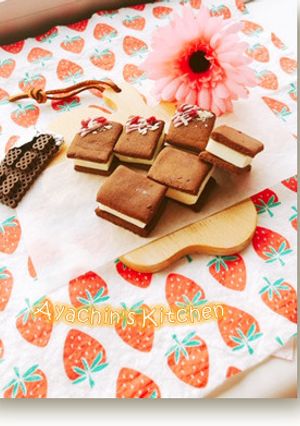 〜簡単材料〜ホワイトチョコサンドクッキー-レシピのメイン写真