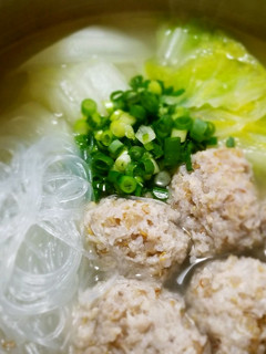 パパッと簡単!鶏団子と白菜の鍋-レシピのメイン写真