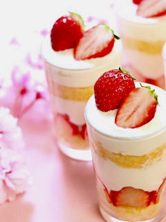 グラスショートケーキ☆簡単-レシピのメイン写真