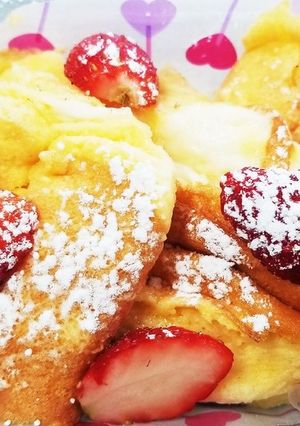 ふわしゅわ♡スフレパンケーキ♡-レシピのメイン写真