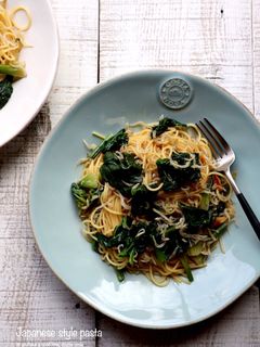 ほうれん草とじゃこの和風パスタ-レシピのメイン写真