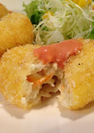 パーティーに！カニクリームコロッケ-レシピのメイン写真