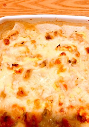 白菜と鶏肉の豆乳グラタン-レシピのメイン写真