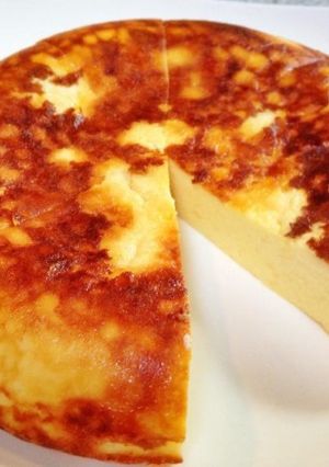 水切ヨーグルトでベイクドヨーグルトケーキ-レシピのメイン写真