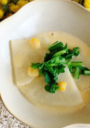 かぶのクリームコーン煮-レシピのメイン写真