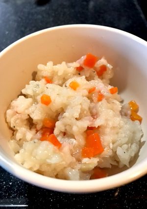 にんじんとしらすの炊き込みご飯♡離乳食-レシピのメイン写真