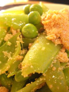 ✿スナップえんどうのたらこバターいため✿-レシピのメイン写真