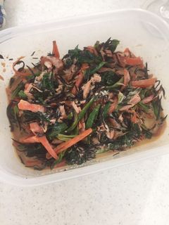 ひじきとほうれん草のツナマヨサラダ!-レシピのメイン写真