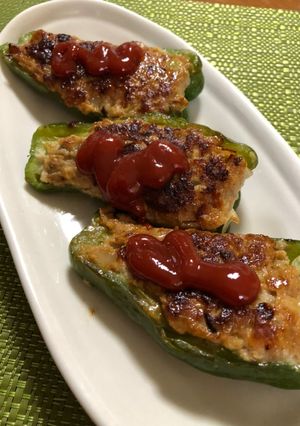 肉詰めピーマン-レシピのメイン写真
