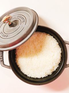 ストウブ ごはん 10分 浸水なし-レシピのメイン写真