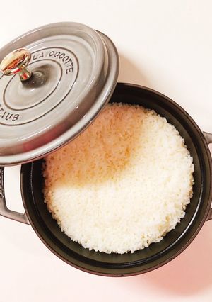 ストウブ ごはん 10分 浸水なし-レシピのメイン写真