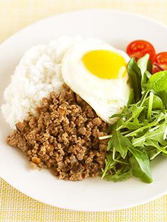 乾燥しいたけと鶏そぼろの甘辛煮-レシピのメイン写真