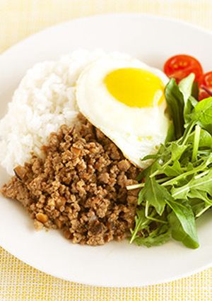 乾燥しいたけと鶏そぼろの甘辛煮-レシピのメイン写真
