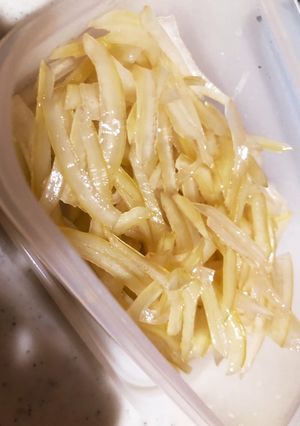 超簡単！ご飯のお供にダイコンの漬物風-レシピのメイン写真