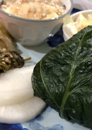 高菜の葉 おにぎり巻用-レシピのメイン写真