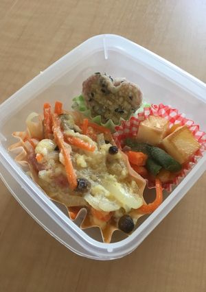 お弁当に！クイーンクックで簡単グラタン-レシピのメイン写真