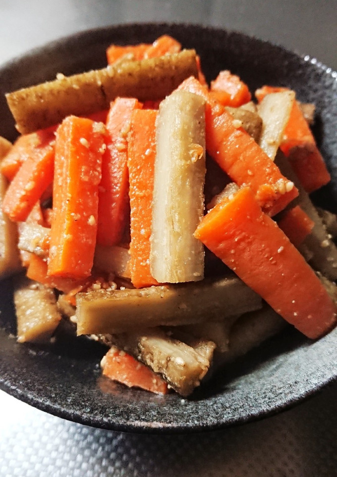 ごぼうと人参の炒め煮-レシピのメイン写真