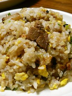 豚肩ロース煮豚でネギ炒飯。-レシピのメイン写真