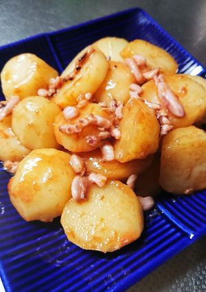 じゃがいもとイカ塩辛のバター炒め-レシピのメイン写真