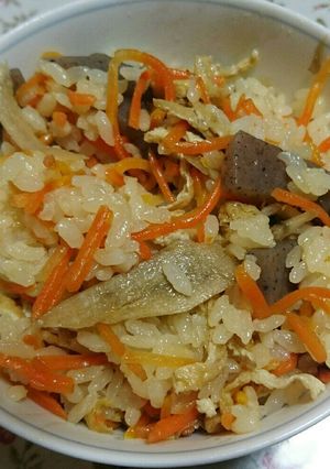 失敗なしダイエット具だくさん炊き込みご飯-レシピのメイン写真