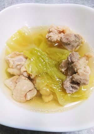 ♡鶏肉とキャベツのうま塩スープ♡-レシピのメイン写真