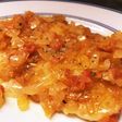 イタリアン♪餅のミニトマトソース和え
