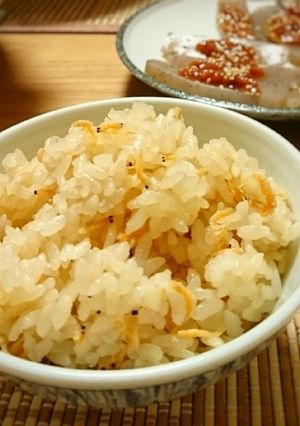 あみ海老と生姜が香る♪炊き込みご飯♪-レシピのメイン写真