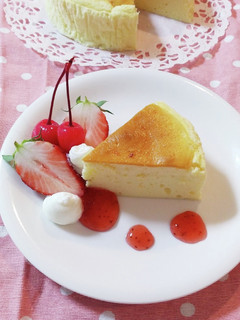 しゅわっ♡ヨーグルトスフレケーキ♡-レシピのメイン写真