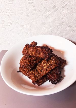 チョコバナナとココナッツオートミールバー-レシピのメイン写真