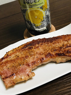 包丁を使わないテキサス風ベーコンステーキ-レシピのメイン写真